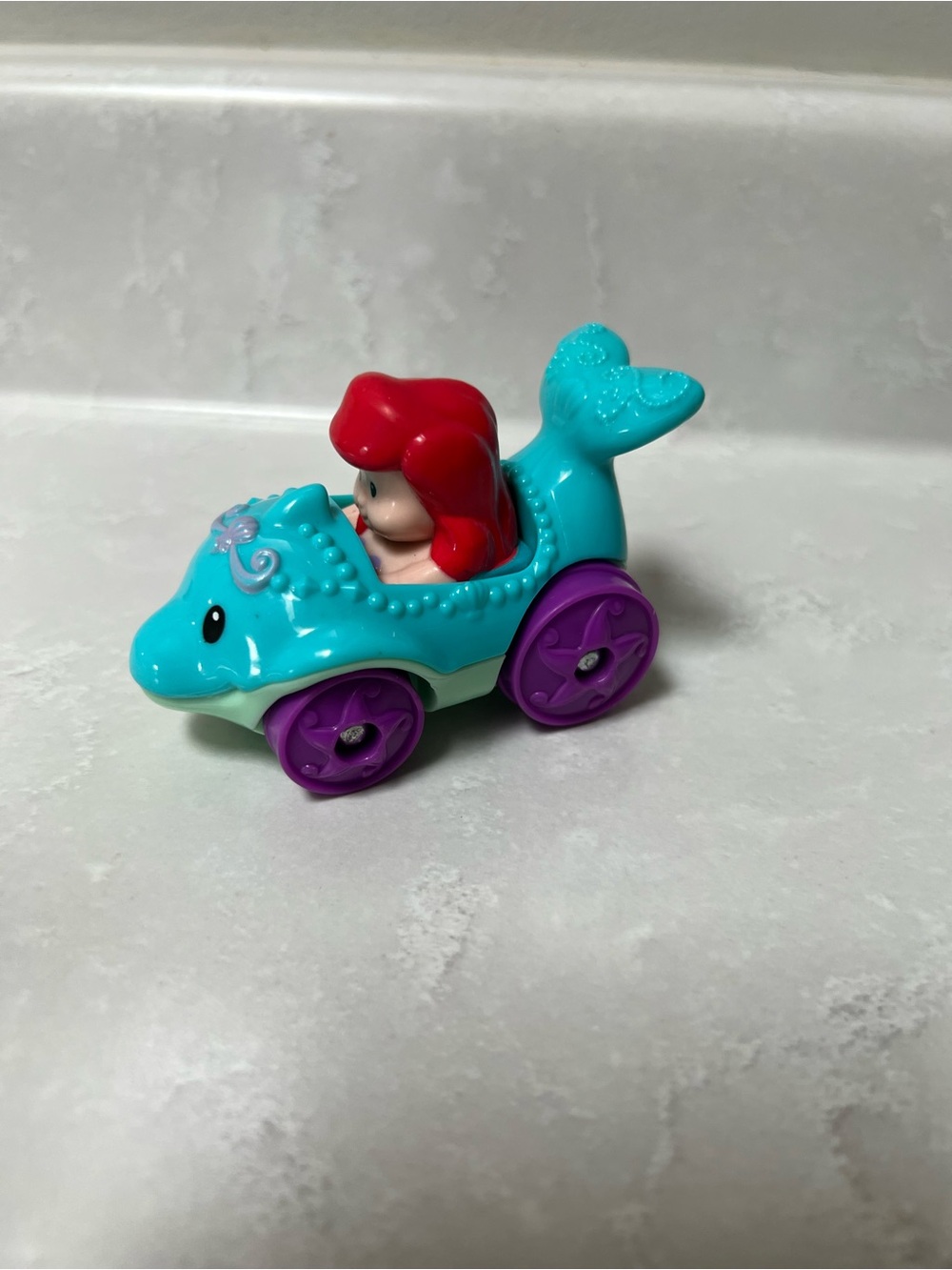 Fisher Price Little People Disney Princess Ariel Wheelies Car (2013)
